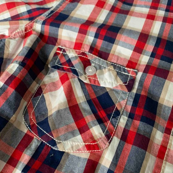 Women's Plaid Long Sleeve Sleeve Shirt - Picture 3 of 7